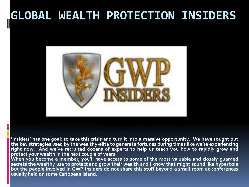 global wealth protection insiders