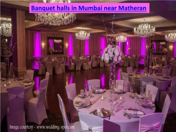 Banquet halls in Mumbai near Matheran