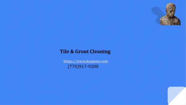 Tile and Grout Cleaning - D'Sapone