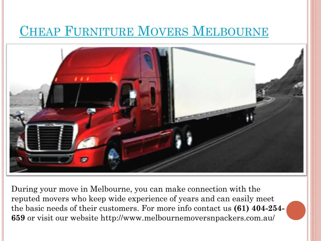 cheap furniture movers melbourne