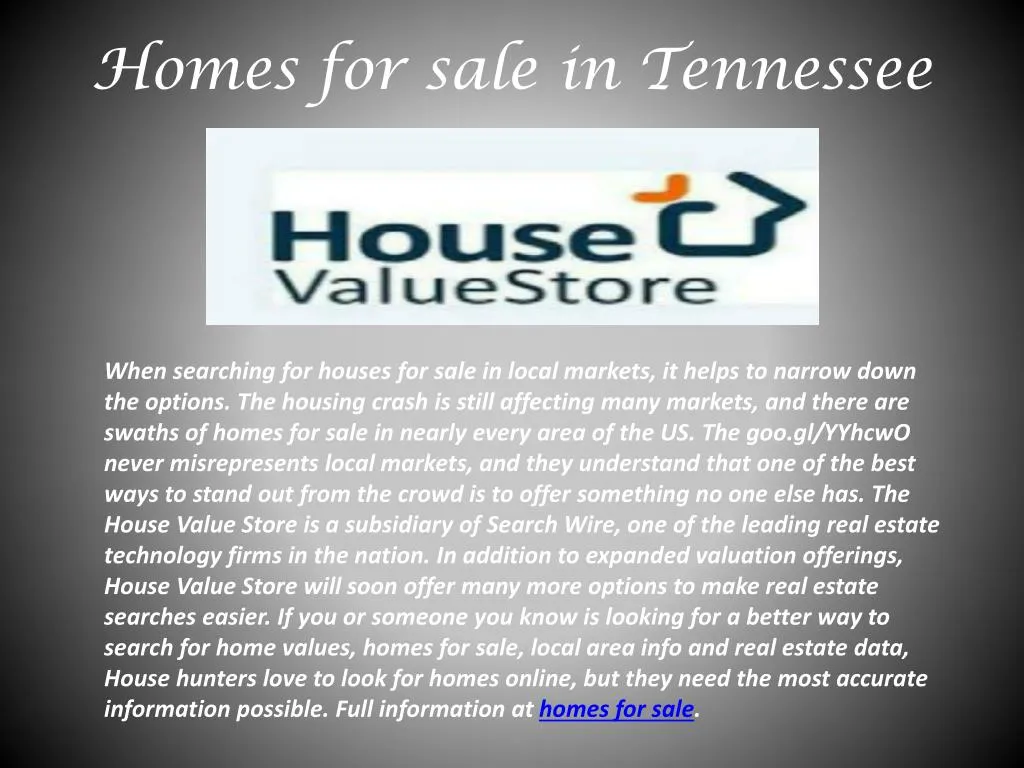 homes for sale in tennessee