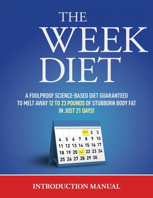 The 3 Week Diet