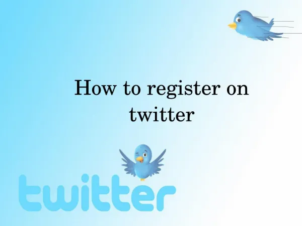 How to register on twitter?