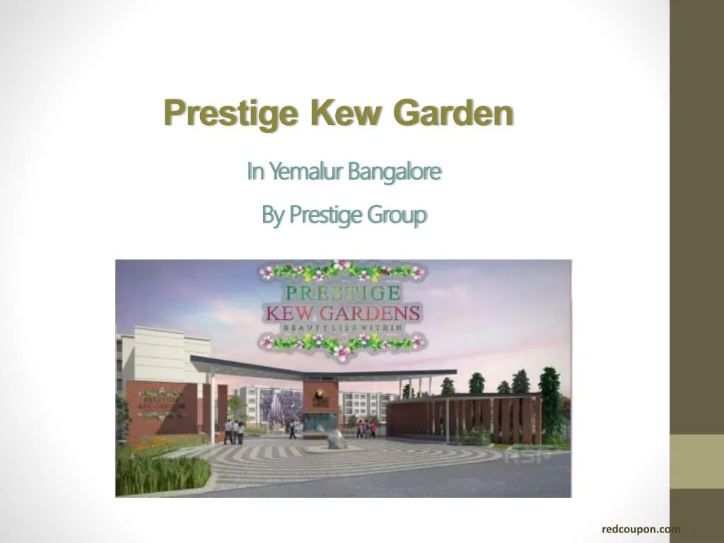 prestige kew garden in yemalur bangalore by prestige group