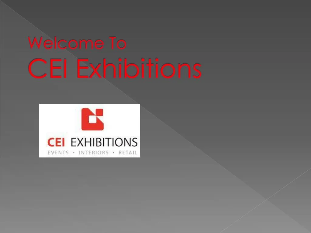 welcome to cei exhibitions