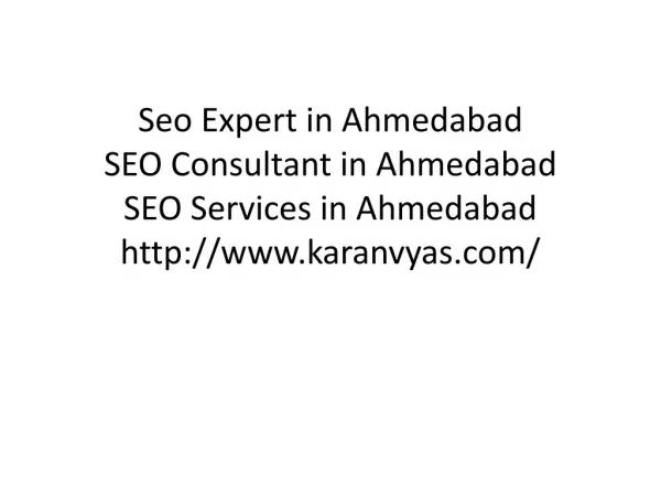 SEO Consultant in Ahmedabad