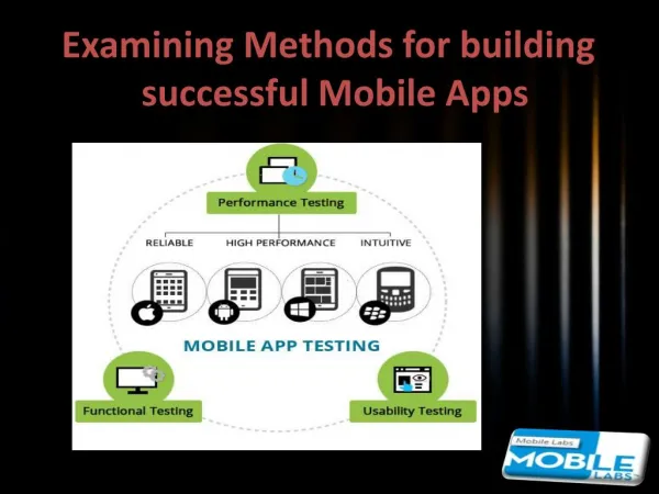 Examining Methods for building successful Mobile Apps