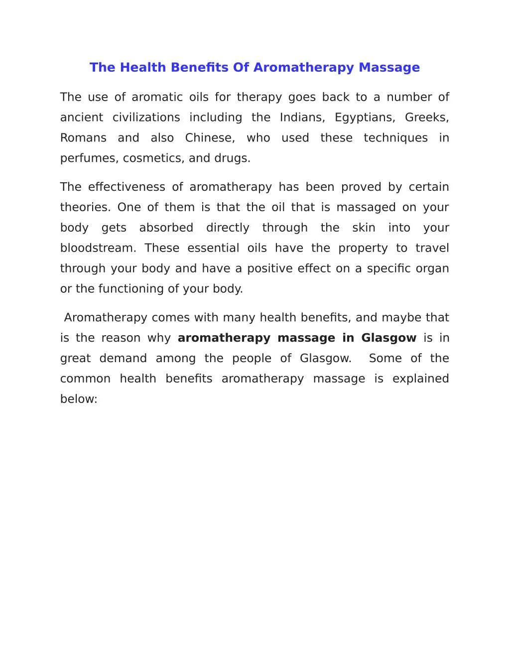 Ppt The Health Benefits Of Aromatherapy Massage Powerpoint Presentation Id7421914