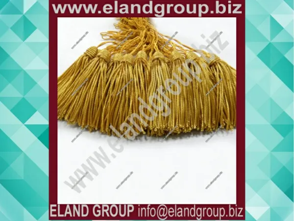 Gold Bullion Tassels Vintage Circa