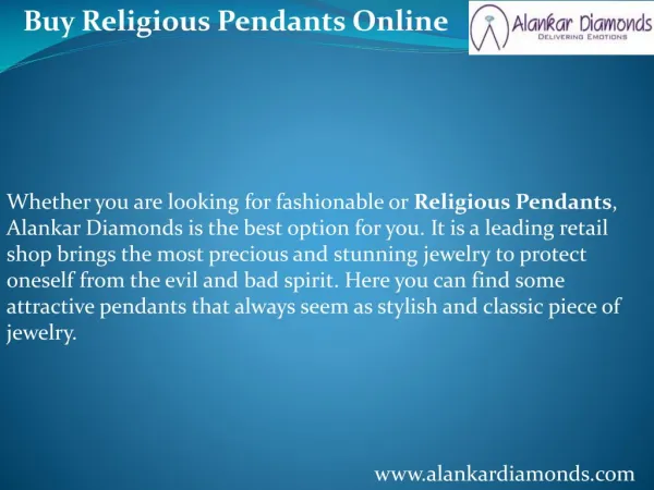 Buy Religious Pendants Online