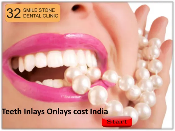 Teeth Inlays Onlays cost India