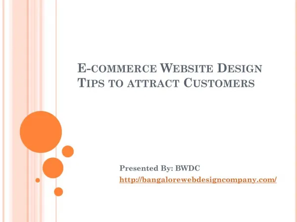 e commerce website design tips