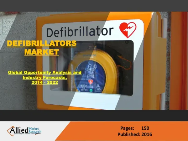 Defibrillator Industry & Market Forecast 2022