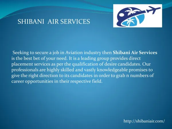 SHIBANI AIR SERVICES