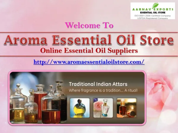 Get Wide Collection of Traditional Indian Attars at Aromaessentialoilstore.com
