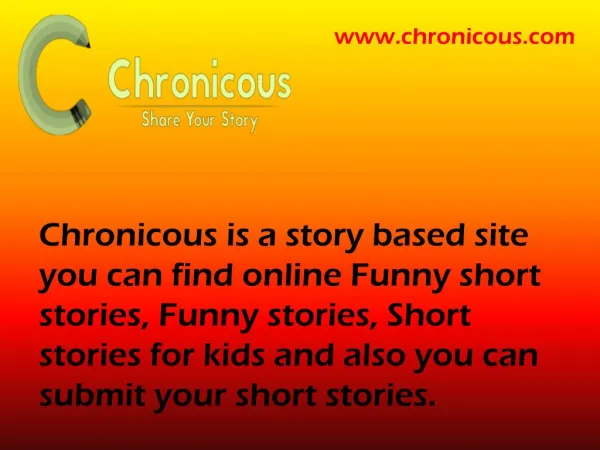 Funny Short Stories - Chronicous