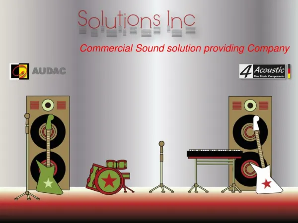 Solution inc mix series@audac speakers