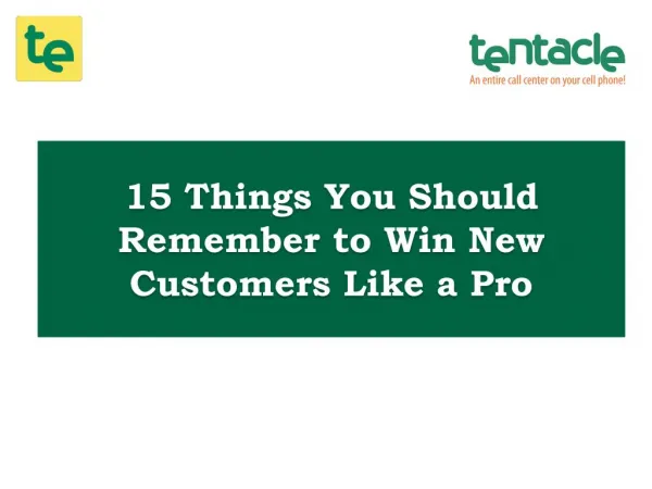 15 Simple Ways to Win New Customers for your Small Business
