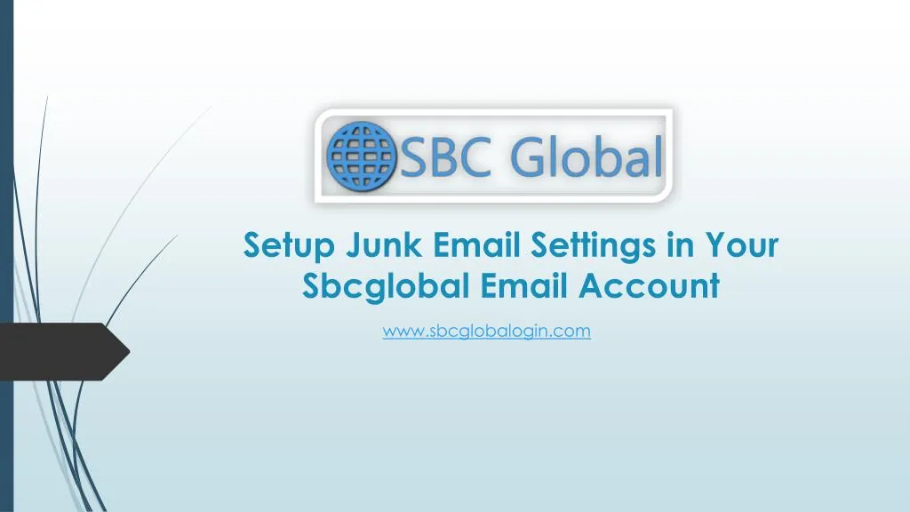 setup junk email settings in your sbcglobal email account