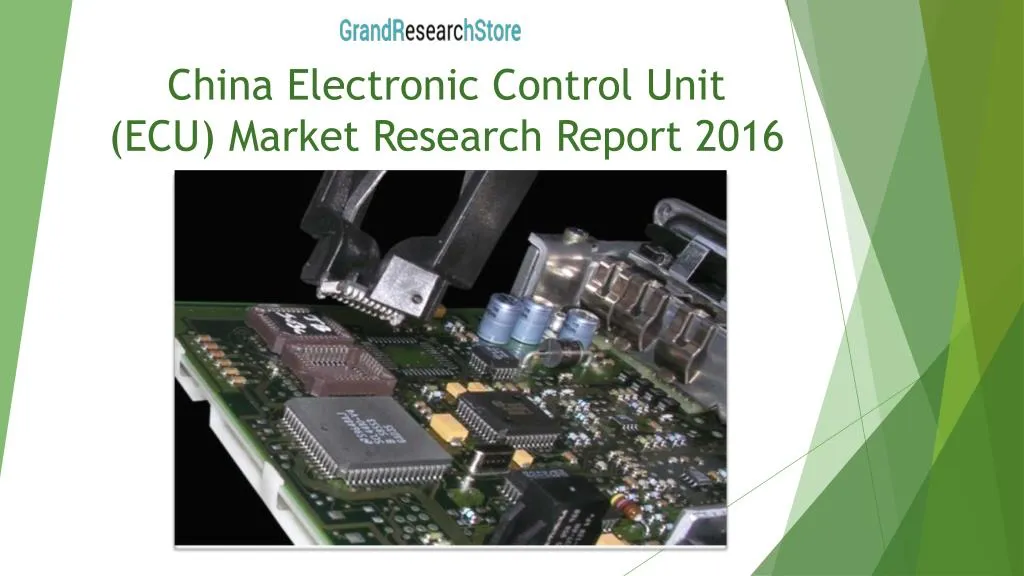 china electronic control unit ecu market research report 2016