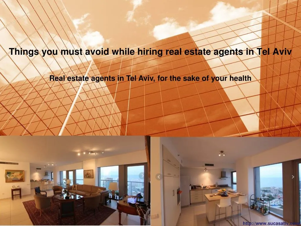 things you must avoid while hiring real estate agents in tel aviv