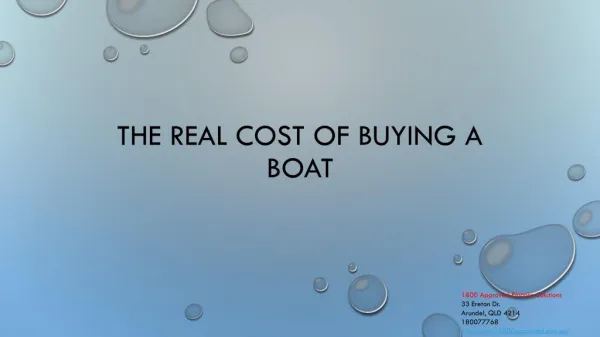 The Real Cost of Buying a Boat