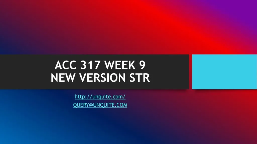 acc 317 week 9 new version str