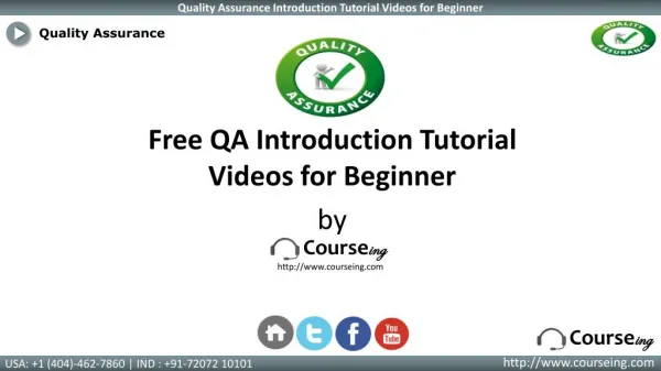 QA Introduction Training