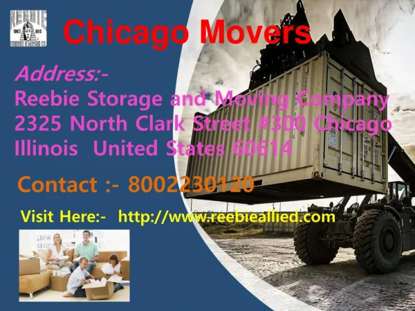Movers Chicago || Reebie Allied Storage Moving Company
