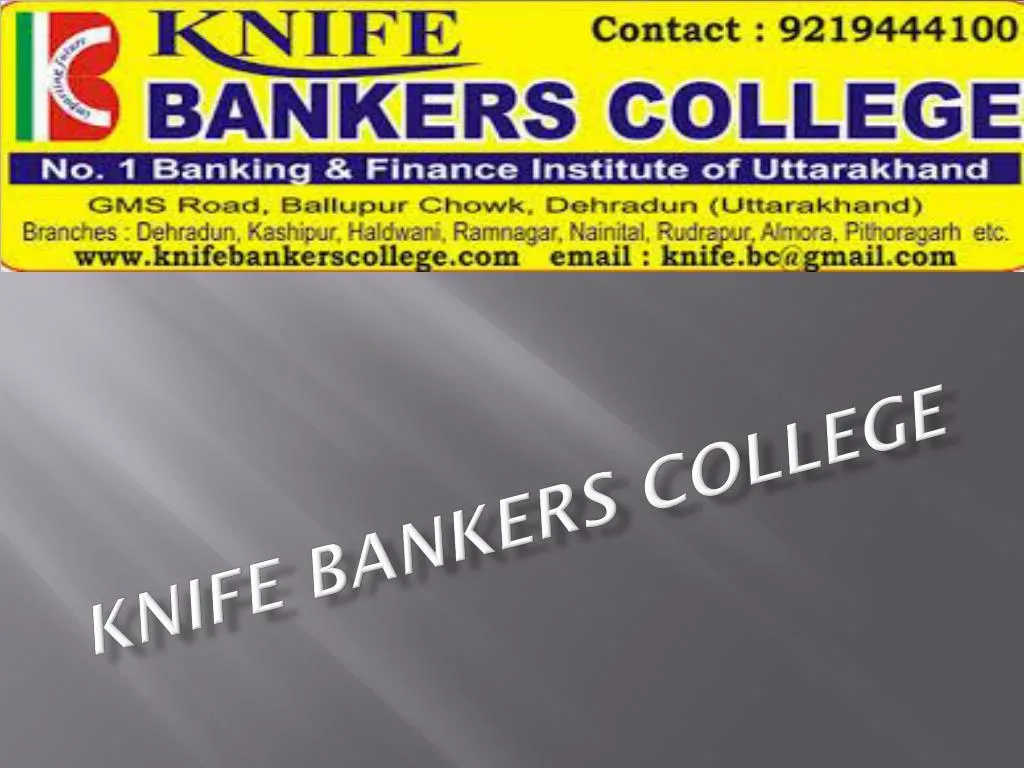 knife bankers college