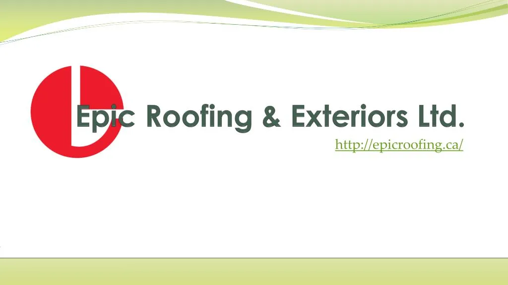 epic roofing exteriors ltd