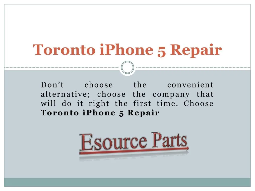 toronto iphone 5 repair