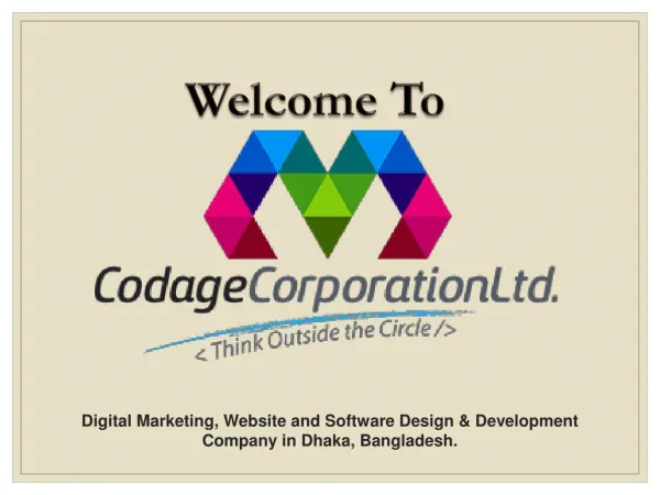 Digital Marketing - Codage Corporation Ltd.