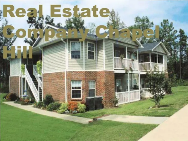 Full Information About Real Estate Company Chapel Hill