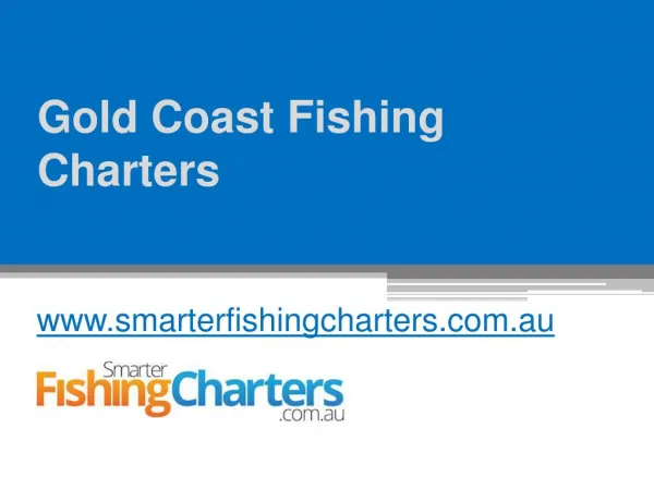 Gold Coast Fishing Charters - www.smarterfishingcharters.com.au