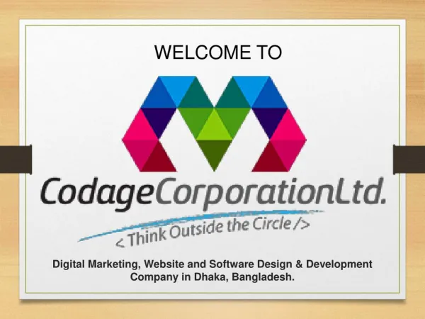 Software Design & Development Service - Codage Corporation Ltd