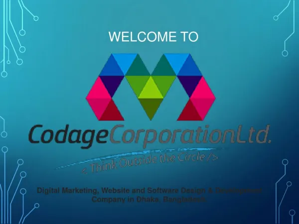 Our Services - Codage Corporation Ltd