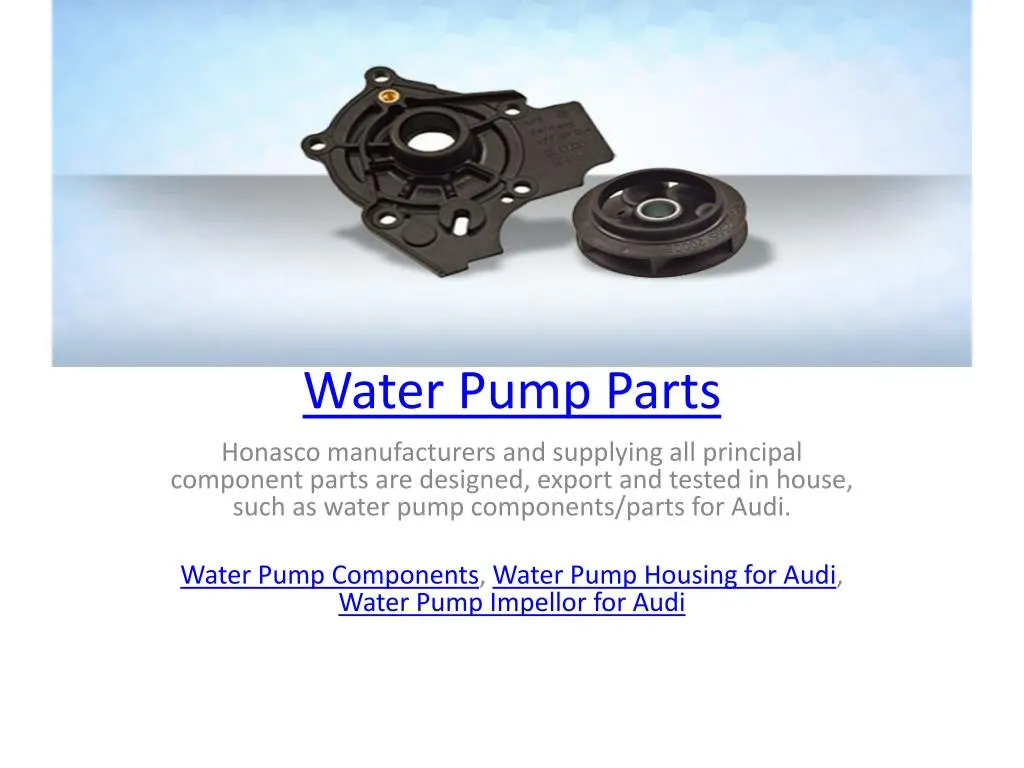 water pump parts