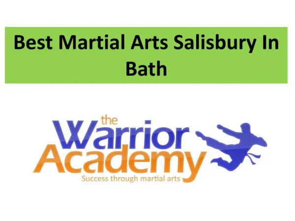 Best Martial Arts Salisbury In Bath