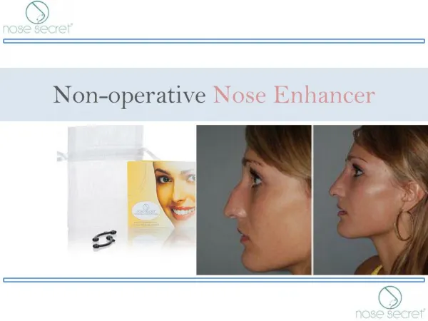 Non-operative Nose Enhancer - Nose Secret