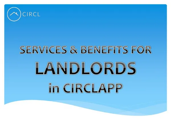 Services & Benefits for Landlords