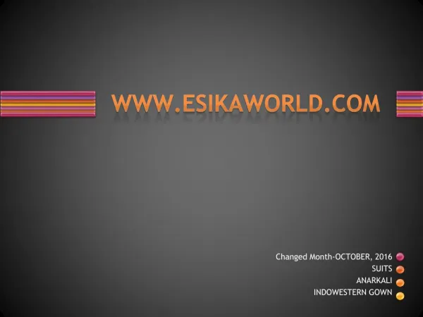 Indian Ethnic Wear - Esikaworld