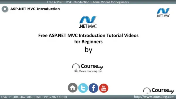 ASP.NET MVC Introduction Training