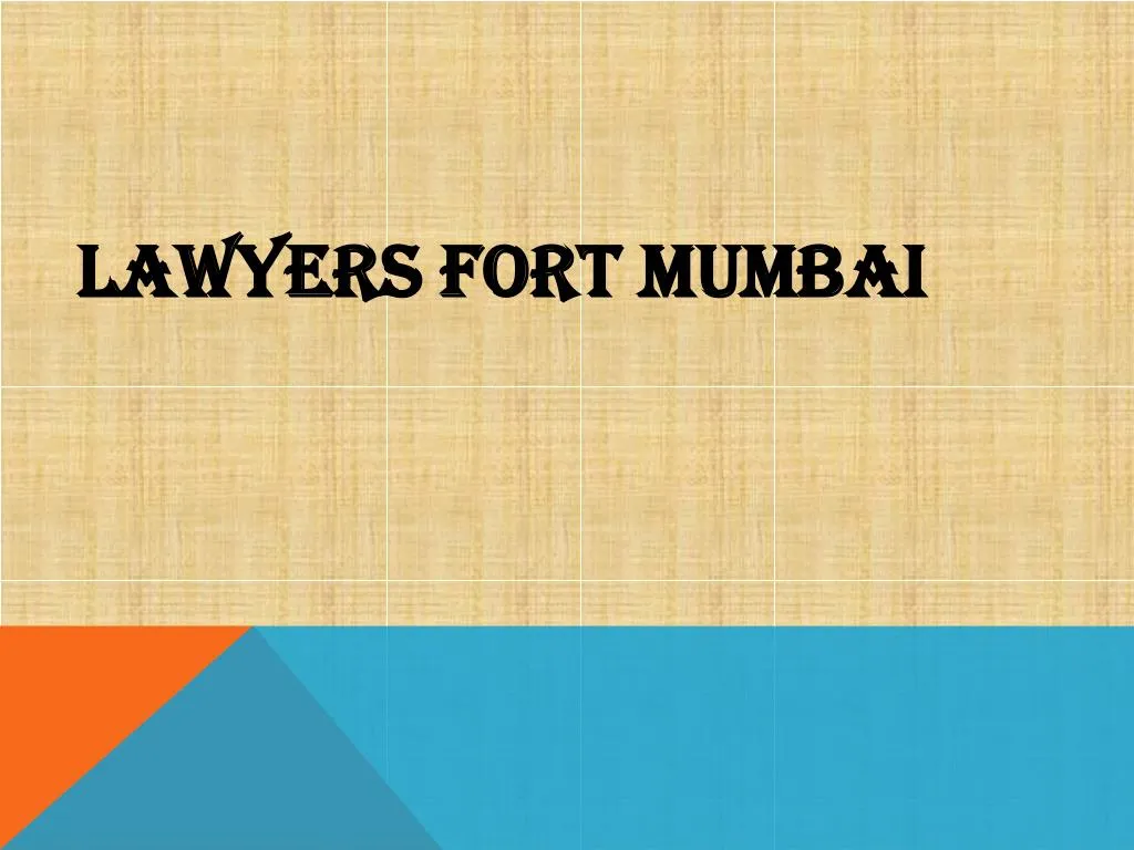 lawyers fort mumbai