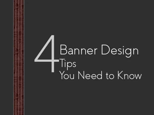 4 Banner Design Tips You Must Know