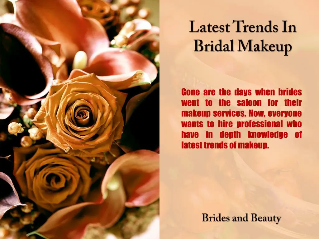 latest trends in bridal makeup