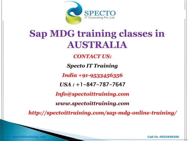 sap ehs online training classes in usa-australia | specto
