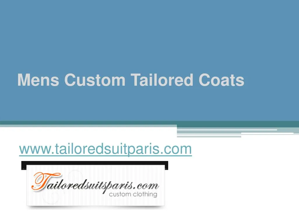 mens custom tailored coats