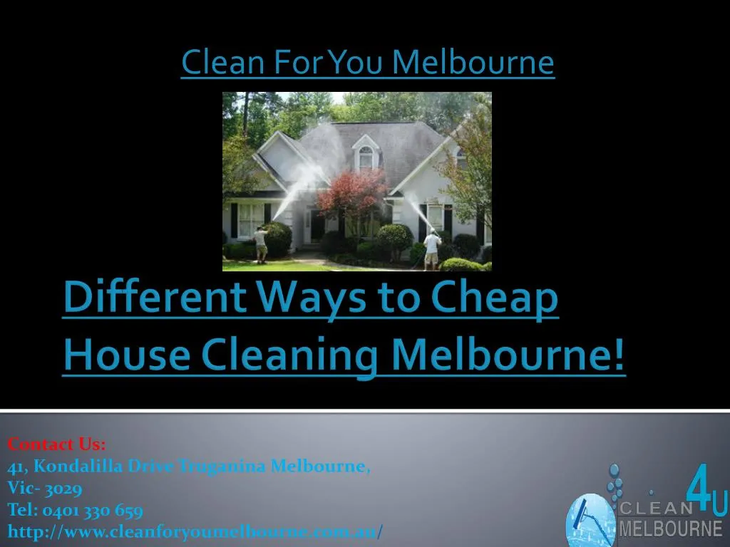 clean for you melbourne
