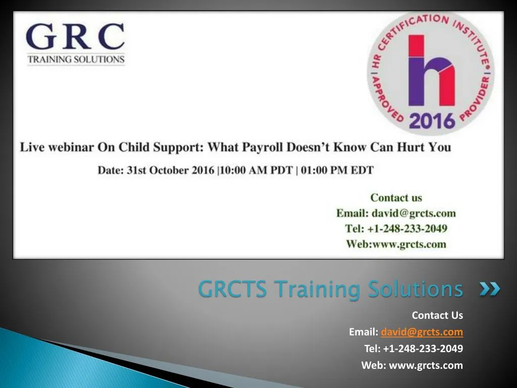 grcts training solutions